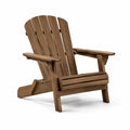 Adirondackstuhl Holz Braun 90cm x 75cm x 88cm