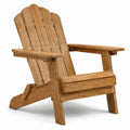 Adirondackstuhl aus Teakholz Naturbraun