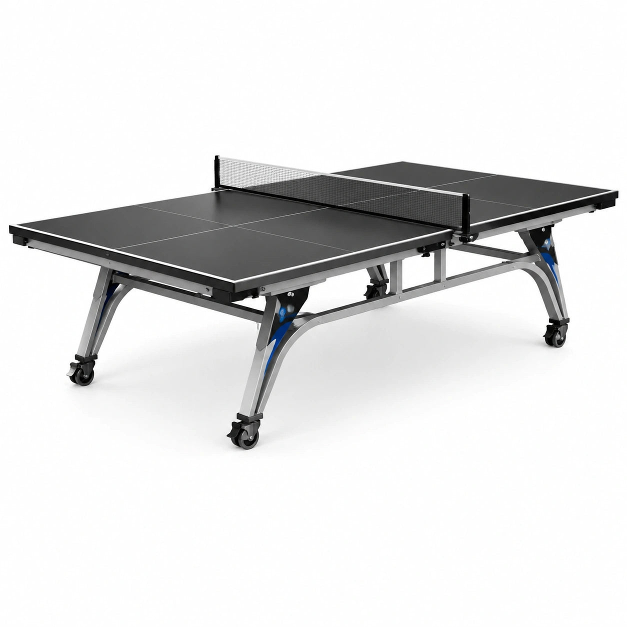 Klappbarer Tischtennistisch 274 cm x 152.5 cm x 76 cm mit Stahlrahmen und Netz