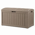 Gartenbox Polypropylen Braun 120x60x60 cm Wasserdicht