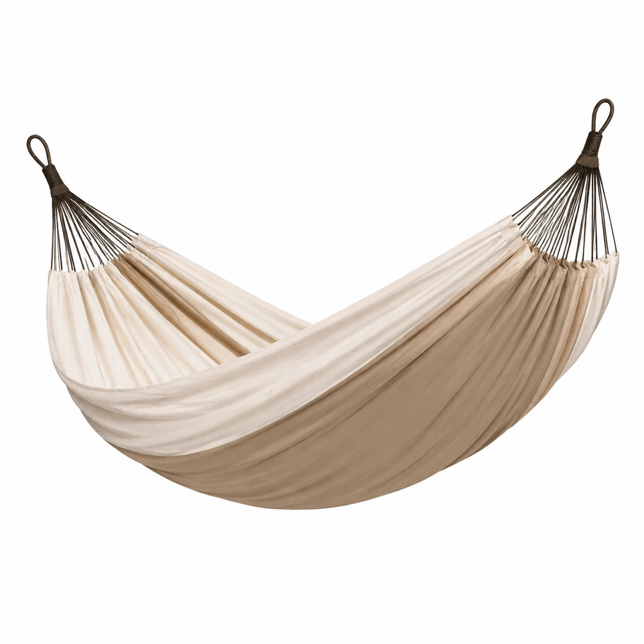 Hängematte Baumwolle Beige und Braun
