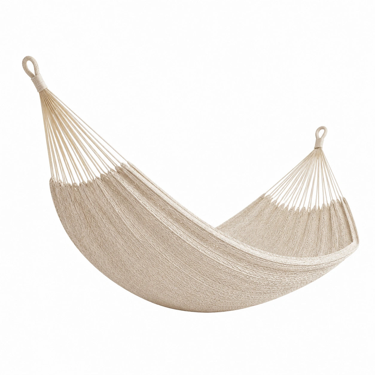 Hängematte Baumwolle Beige 200x150 cm